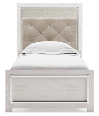 Ashley Altyra White Twin Panel Bed