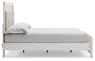 Ashley Altyra White Queen Platform Panel Bed