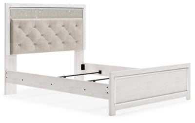 Ashley Altyra White Queen Panel Bed