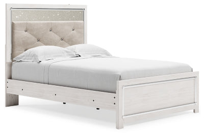 Ashley Altyra White Full Panel Bed