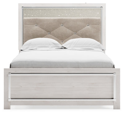 Ashley Altyra White Full Panel Bed