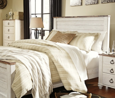 Ashley Willowton Whitewash Queen Panel Headboard