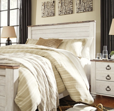Ashley Willowton Whitewash Queen Panel Headboard