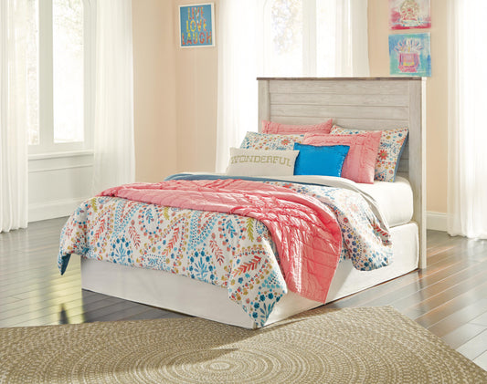 Ashley Willowton Whitewash Full Panel Headboard