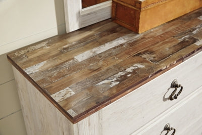 Ashley Willowton Whitewash Nightstand