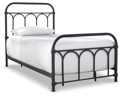 Ashley Nashburg Black Twin Metal Bed