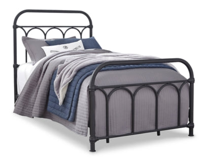 Ashley Nashburg Black Twin Metal Bed