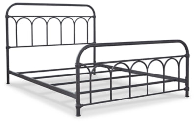 Ashley Nashburg Black Queen Metal Bed
