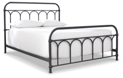 Ashley Nashburg Black Queen Metal Bed