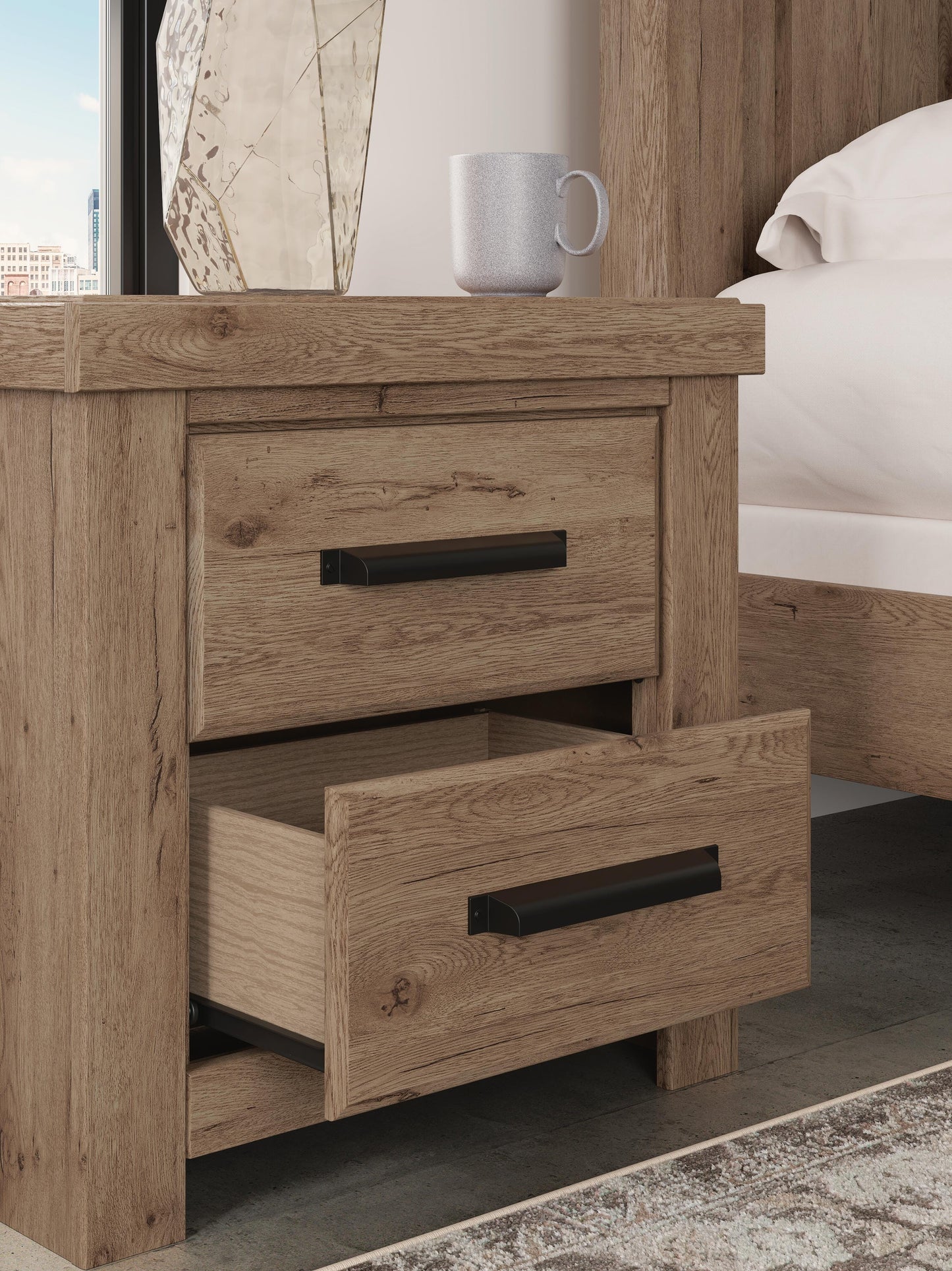 Ashley Garistyn Light Brown Nightstand