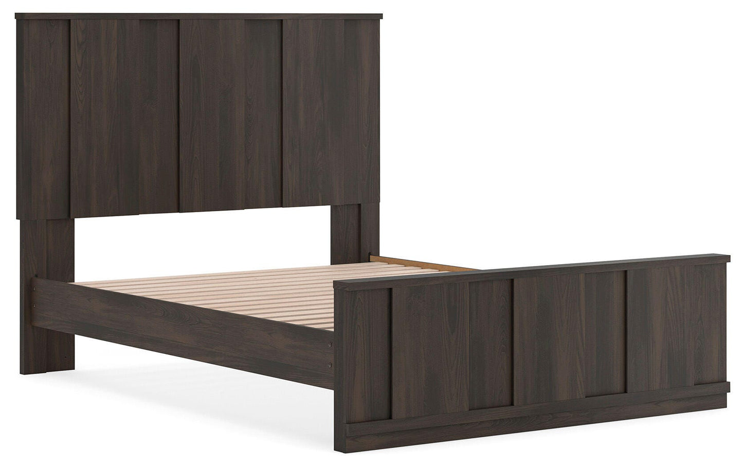 Ashley Jadiston Dark Brown Queen Panel Platform Bed