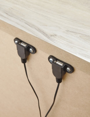 Ashley Bellaby Whitewash Nightstand