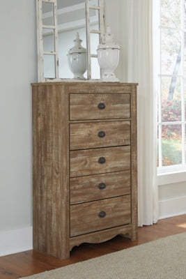 Ashley Divakar Antique White Accent Mirror