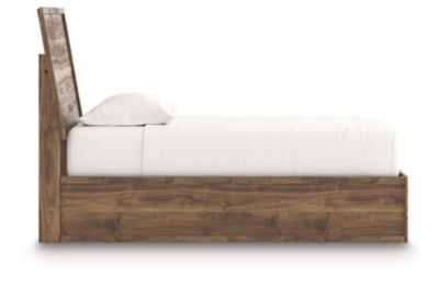 Ashley Zadilyn Brown Twin Panel Bed