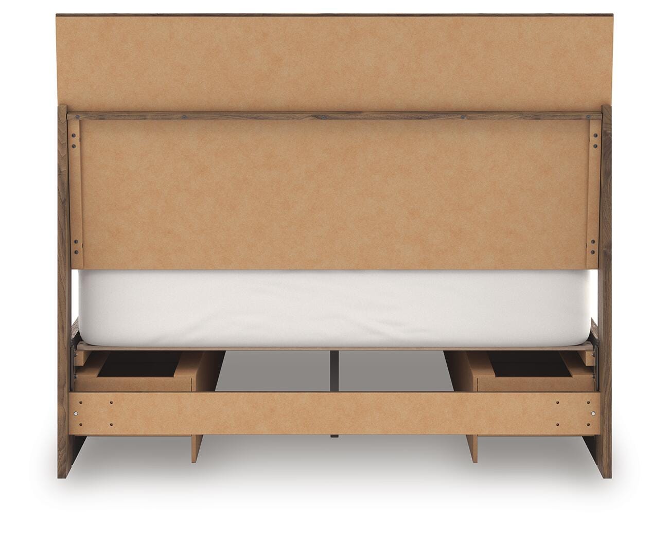 Ashley Zadilyn Brown Queen Panel Bed with Storage