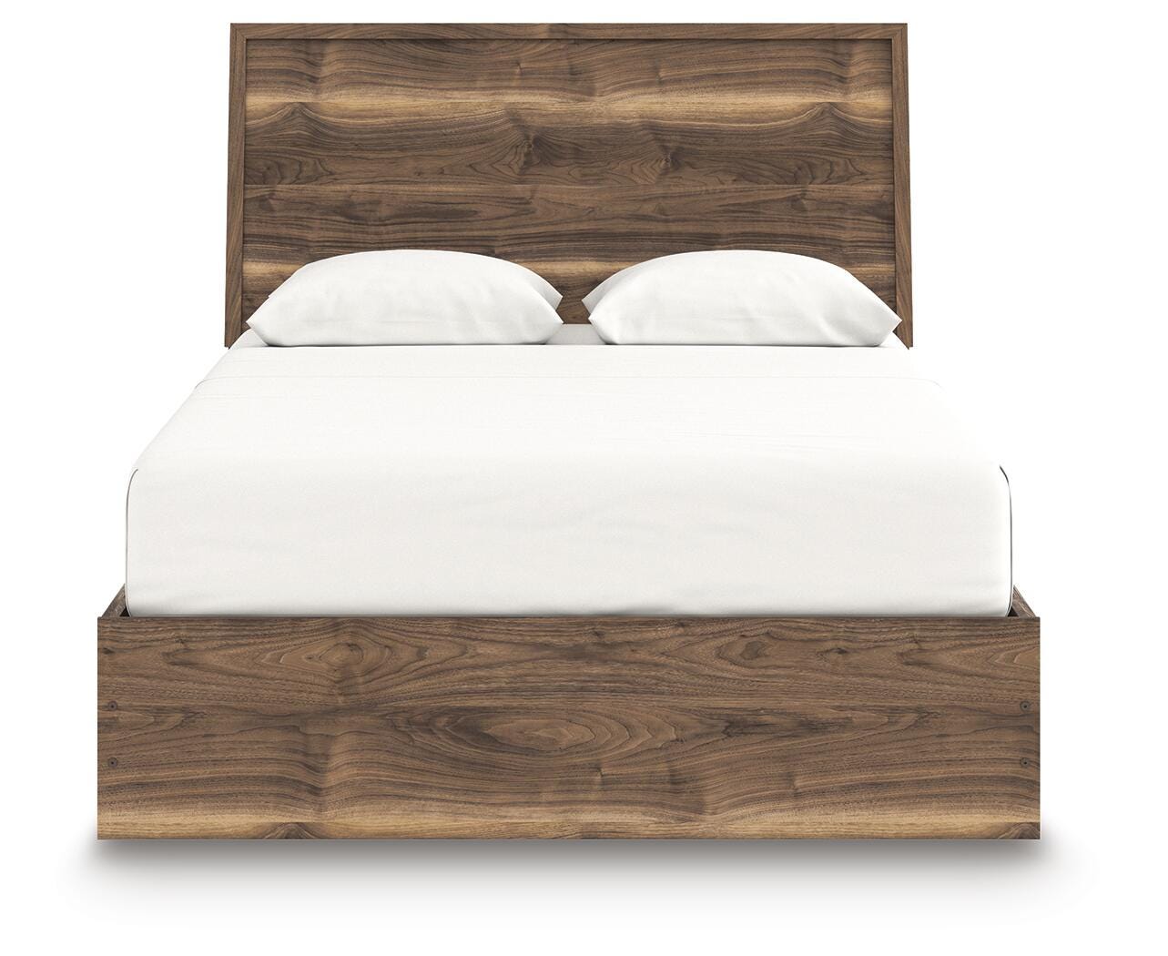 Ashley Zadilyn Brown Queen Panel Bed with Storage
