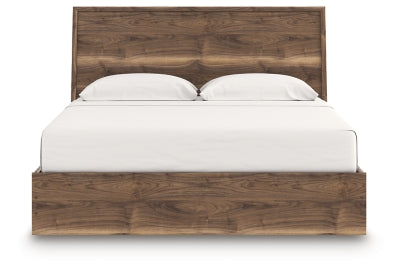 Ashley Zadilyn Brown King Panel Bed
