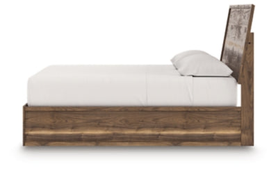Ashley Zadilyn Brown King Panel Bed