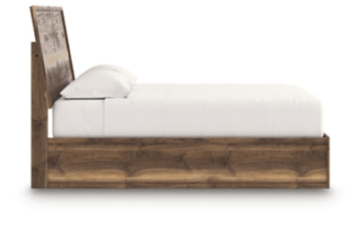 Ashley Zadilyn Brown King Panel Bed