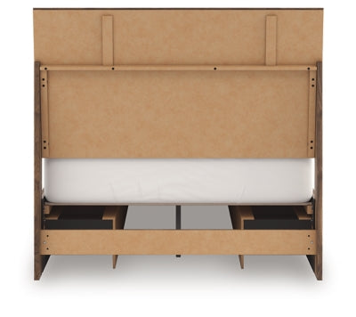 Ashley Zadilyn Brown Full Panel Bed with Storage
