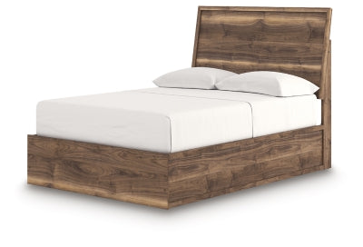 Ashley Zadilyn Brown Full Panel Bed