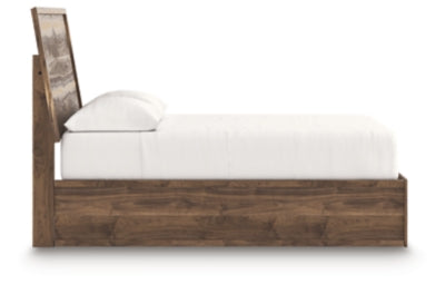 Ashley Zadilyn Brown Full Panel Bed