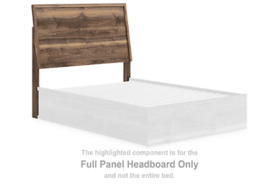 Ashley Zadilyn Brown Full Panel Headboard