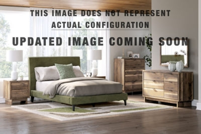 Ashley Zadilyn Brown King Panel Bed