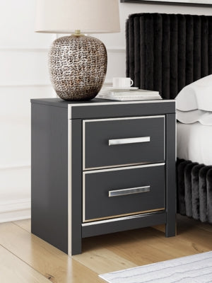 Ashley Birmonton Black Nightstand