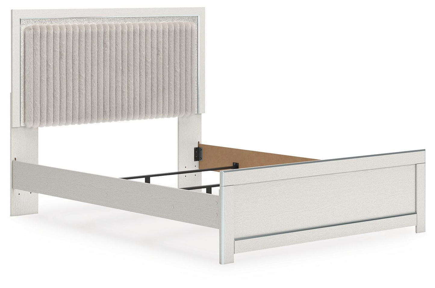 Ashley Birmonton White Queen Upholstered Panel Bed