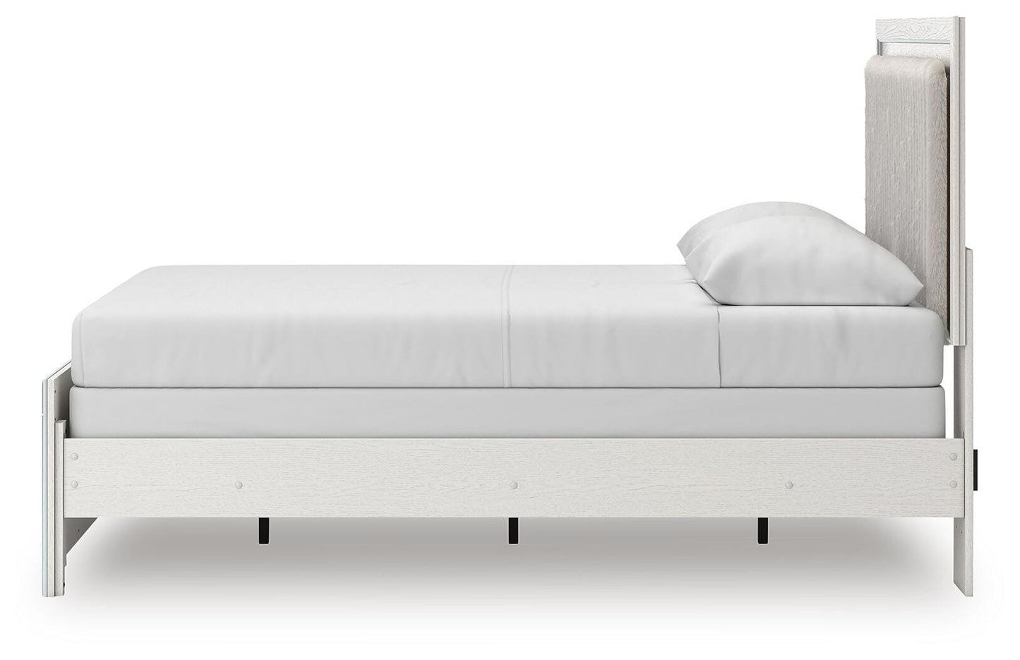 Ashley Birmonton White Queen Upholstered Panel Bed