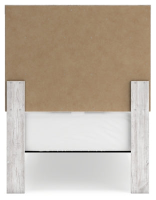 Ashley Cayboni Whitewash Twin Panel Bed