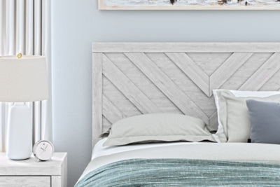 Ashley Cayboni Whitewash Queen Panel Bed