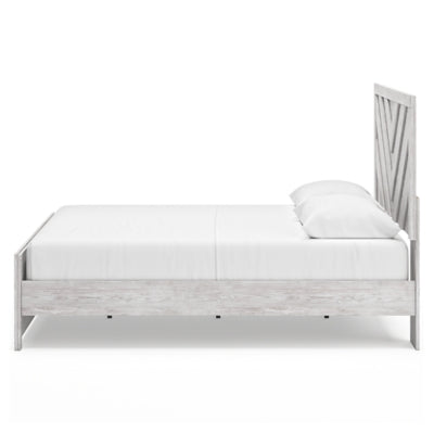 Ashley Cayboni Whitewash Queen Panel Bed
