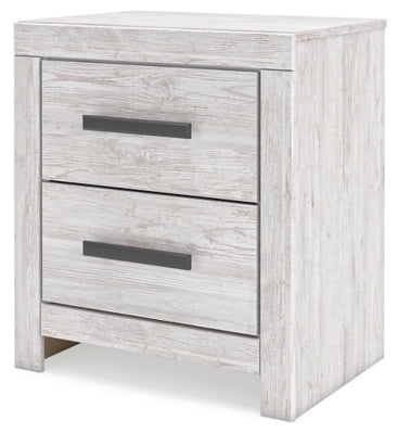 Ashley Cayboni Whitewash Nightstand