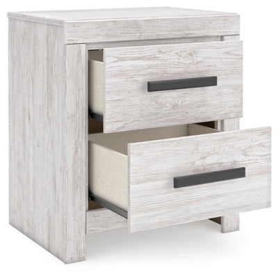 Ashley Cayboni Whitewash Nightstand