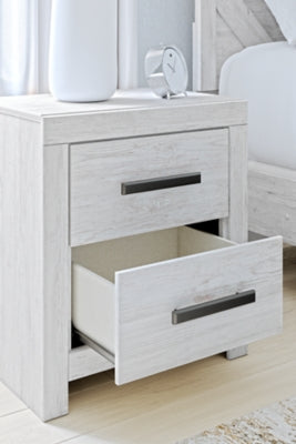 Ashley Cayboni Whitewash Nightstand