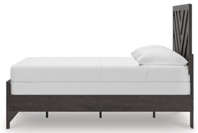 Ashley Prendonea Charcoal Full Panel Bed