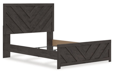 Ashley Prendonea Charcoal Queen Panel Bed