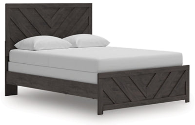 Ashley Prendonea Charcoal Queen Panel Bed