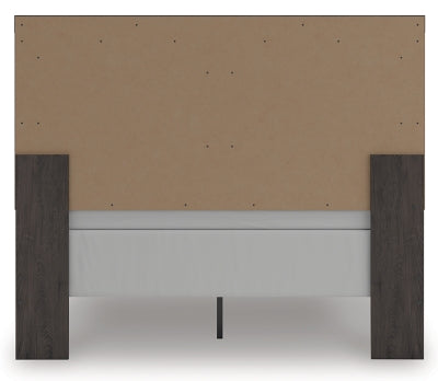 Ashley Prendonea Charcoal Queen Panel Bed