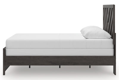 Ashley Prendonea Charcoal Queen Panel Bed