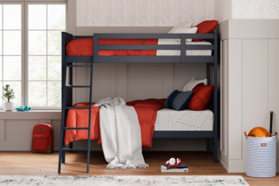 Ashley Nextonfort Blue Twin over Twin Bunk Bed