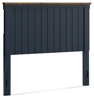 Ashley Landocken Brown Blue Full Panel Headboard