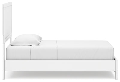 Ashley Binterglen White Twin Panel Bed