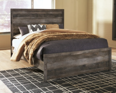 Ashley Wynnlow Gray Queen Panel Bed