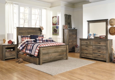 Ashley Trinell Brown Full Panel Headboard