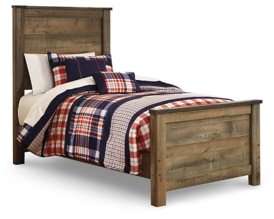Ashley Trinell Brown Twin Panel Bed