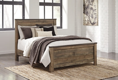 Ashley Trinell Brown Queen Panel Bed