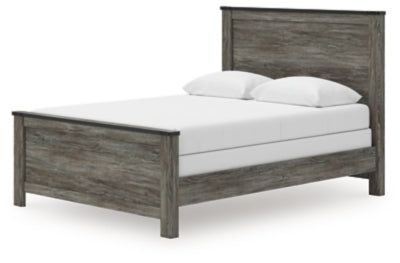 Ashley Frandern Black Gray Queen Panel Bed